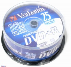 Диски Verbatim DVD+R 4.7GB